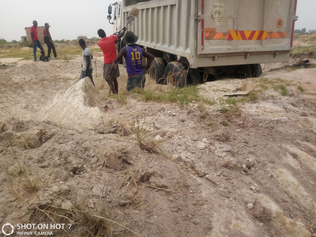 Sand blasters vow to remain put