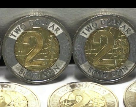 New coins in Zimbabwe