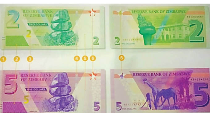 new-bank-notes in Zimbabwe